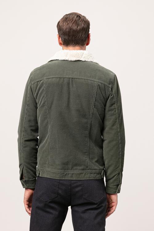  İÇİ KÜRKLÜ PAMUK TRUCKER CEKET