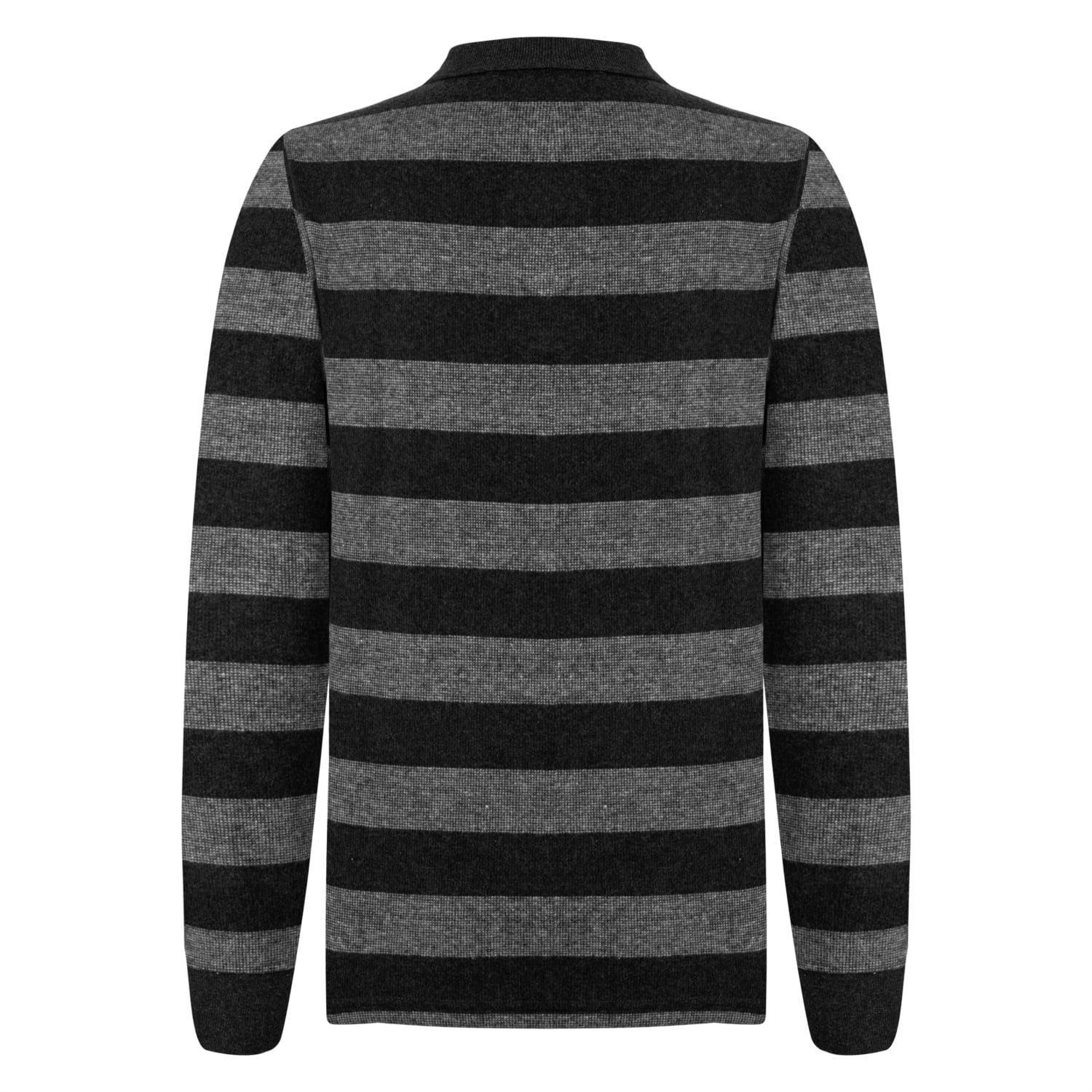 POLO YAKA ÇİZGİLİ UZUN KOLLU T-SHIRT