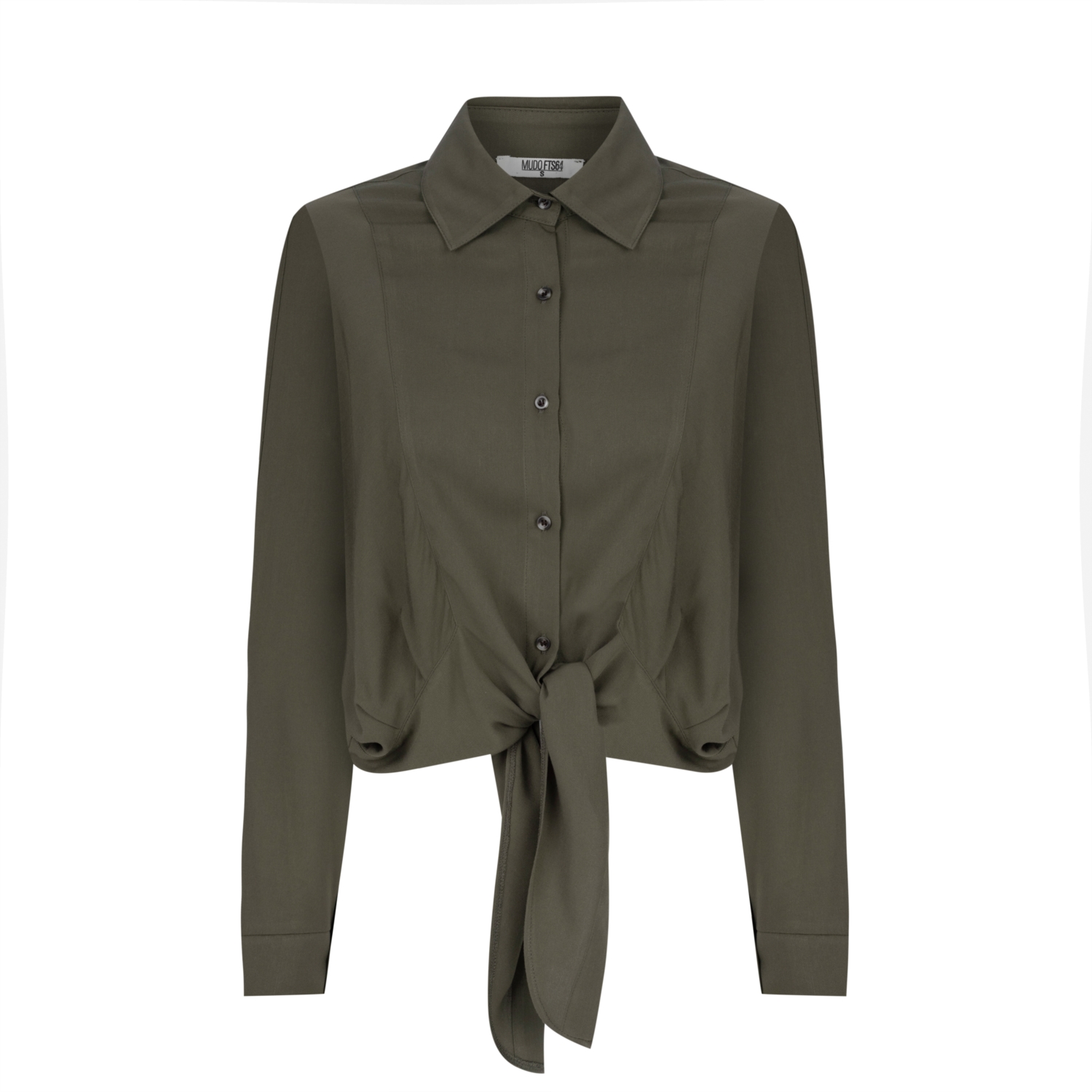 ÖNDEN BAĞLAMALI CASUAL GÖMLEK