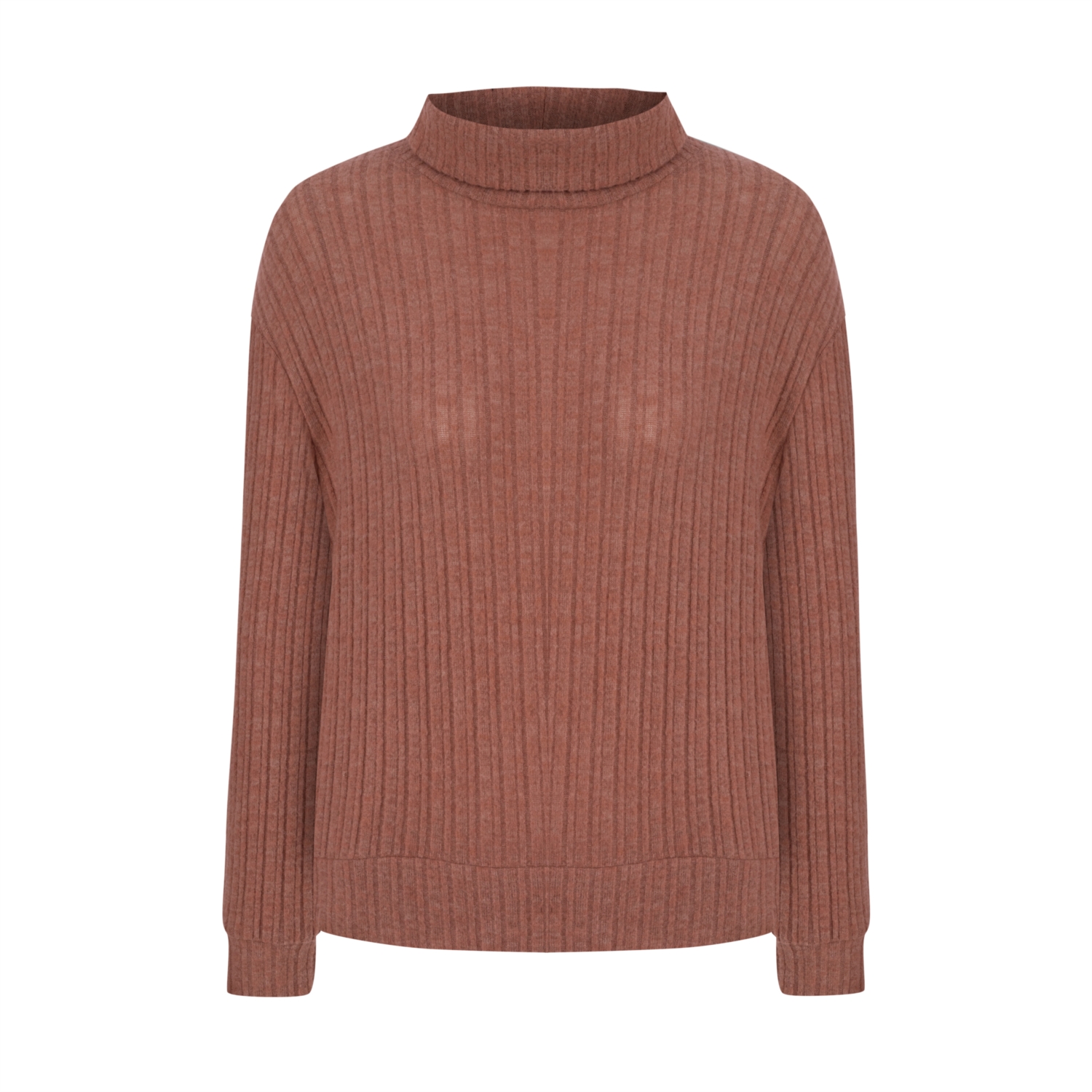 BALIKÇI YAKA SWEATSHIRT