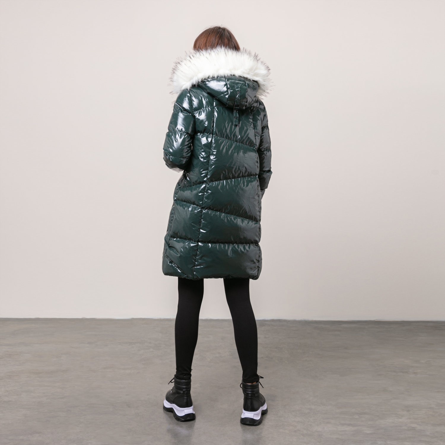 KÜRK KAPÜŞONLU PUFFER ŞİŞME MONT