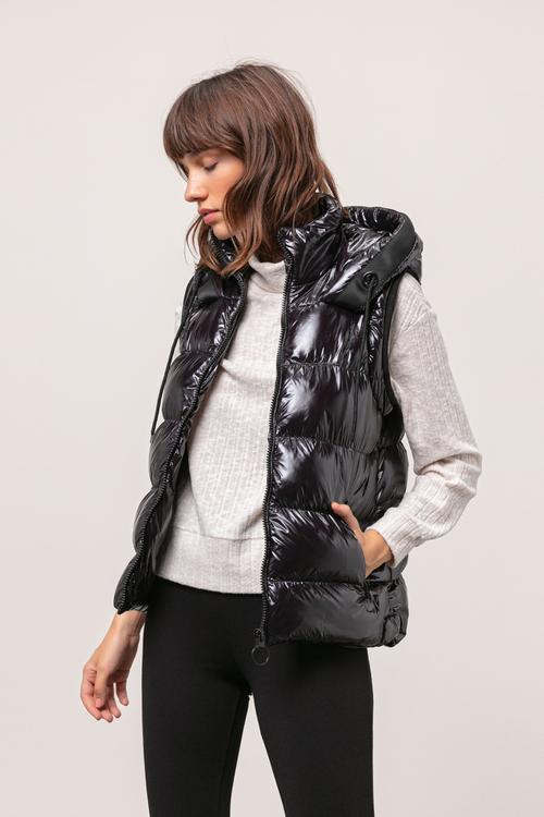  KAPİTONELİ PARLAK YELEK