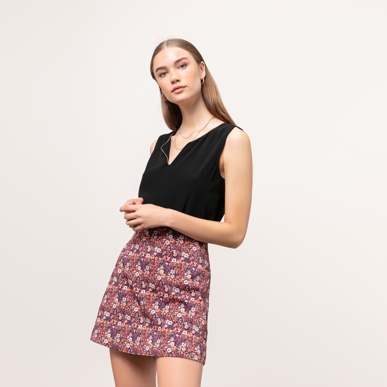 YAKA DETAYLI CASUAL BLUZ