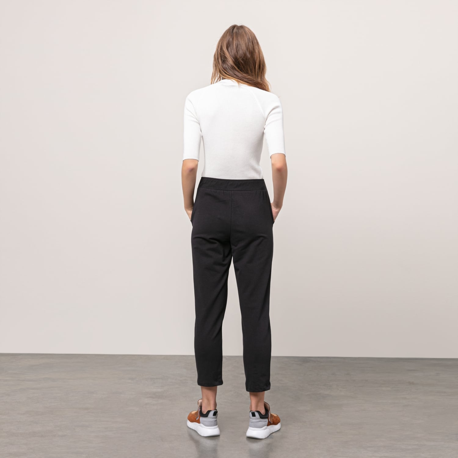 BELİ LASTİKLİ PAMUKLU PANTOLON