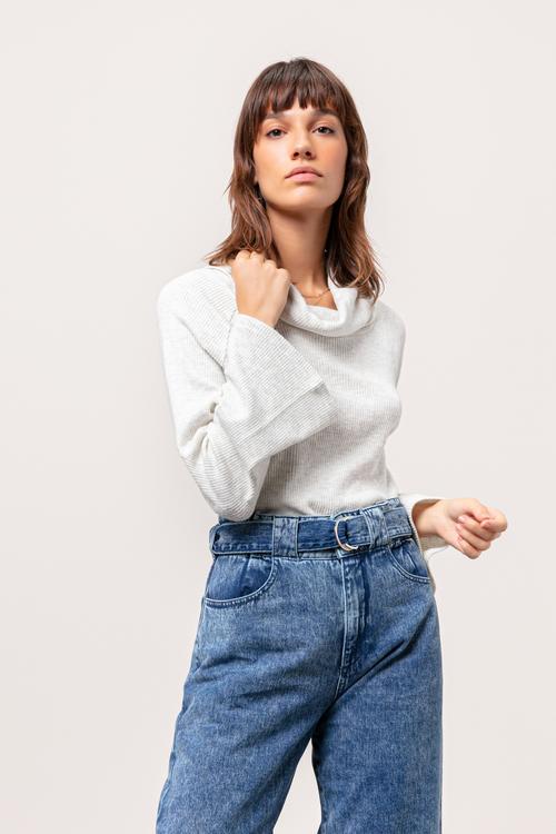  DEGAJE YAKA SWEATSHİRT