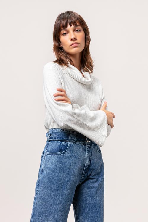  DEGAJE YAKA SWEATSHİRT