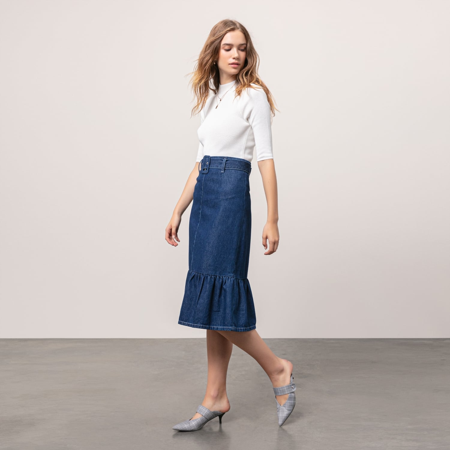 JEAN MİDİ KLOŞ ETEK