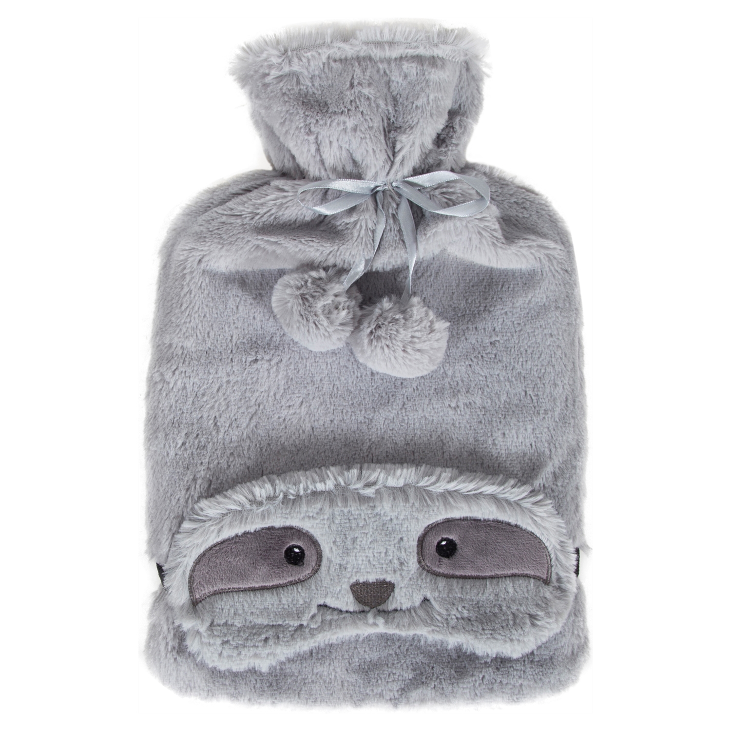 PELUŞ SICAK SU TORBASI VE GÖZ MASKESİ SETİ TEMBEL HAYVAN