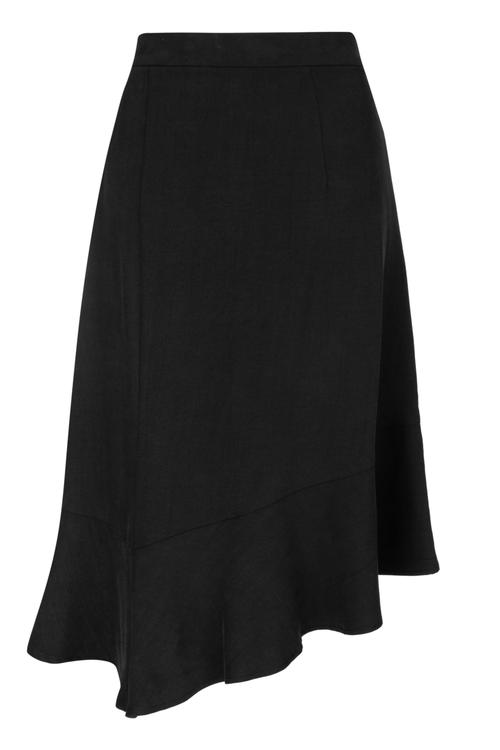  TENCEL TM DÜĞME DETAYLI MİNİ ETEK