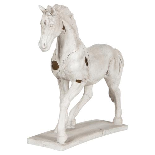  AT FİGÜRLÜ BİBLO BEYAZ 45 CM