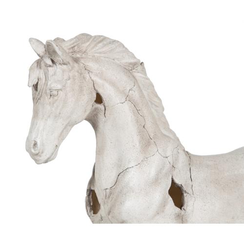  AT FİGÜRLÜ BİBLO BEYAZ 45 CM