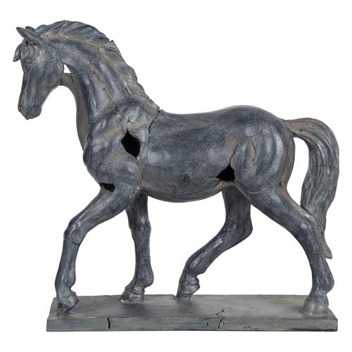  AT FİGÜRLÜ BİBLO SİYAH 45 CM