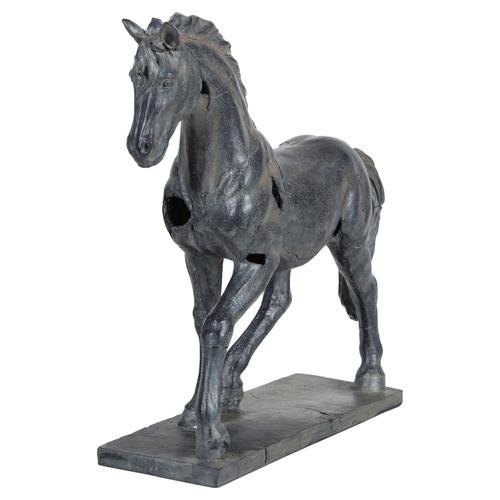  AT FİGÜRLÜ BİBLO SİYAH 45 CM