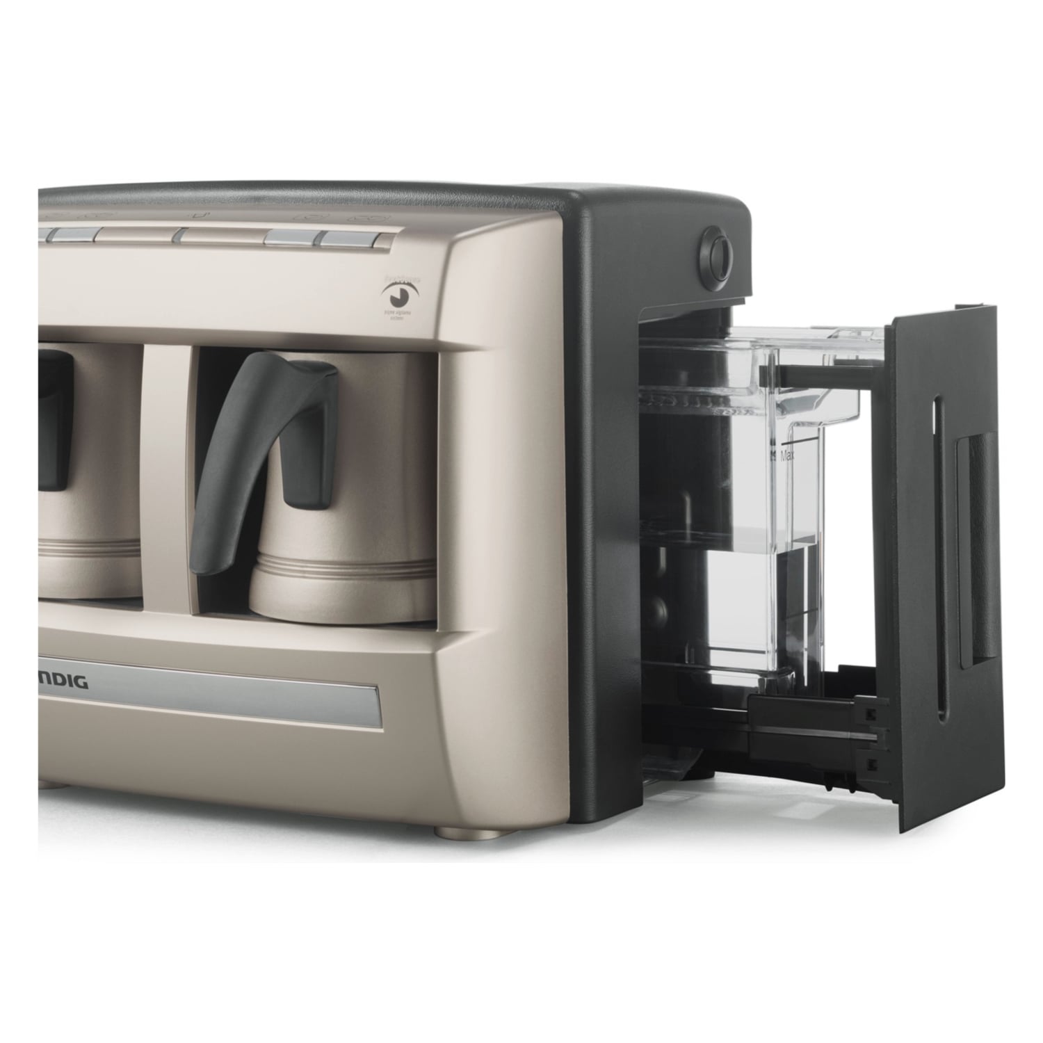 GRUNDIG İKİLİ TÜRK KAHVE MAKİNESİ - KREM