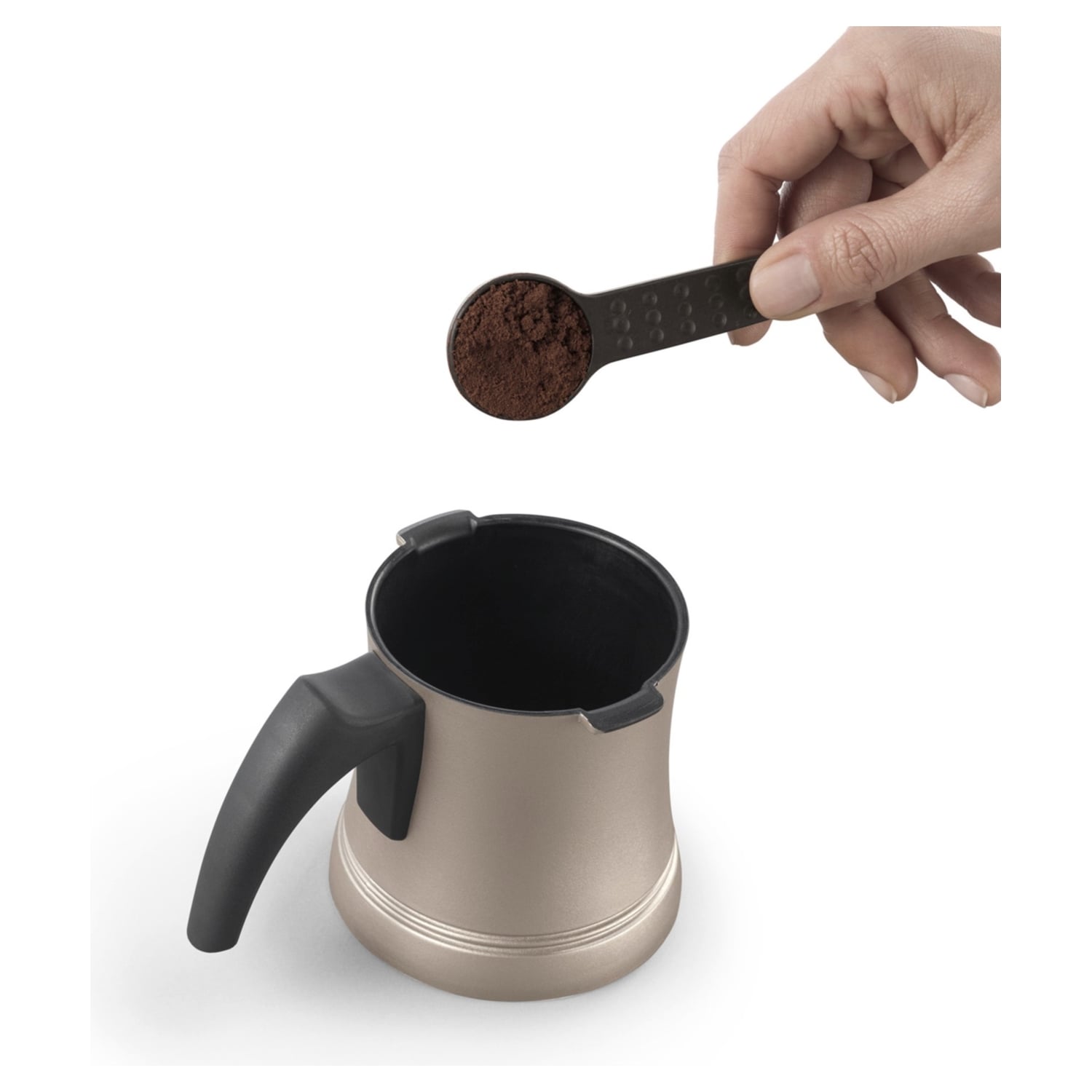 GRUNDIG İKİLİ TÜRK KAHVE MAKİNESİ - KREM