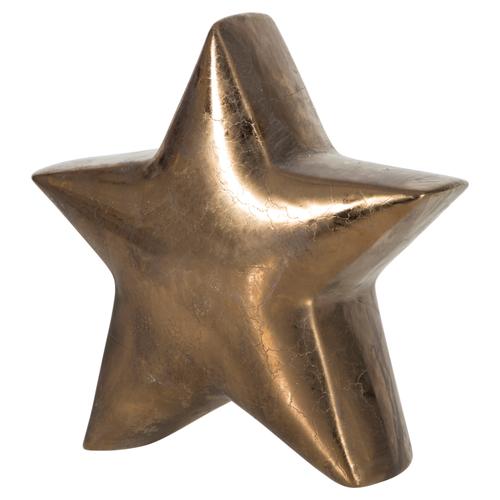  BRONZ YILDIZ BİBLO 26X11,5X26CM