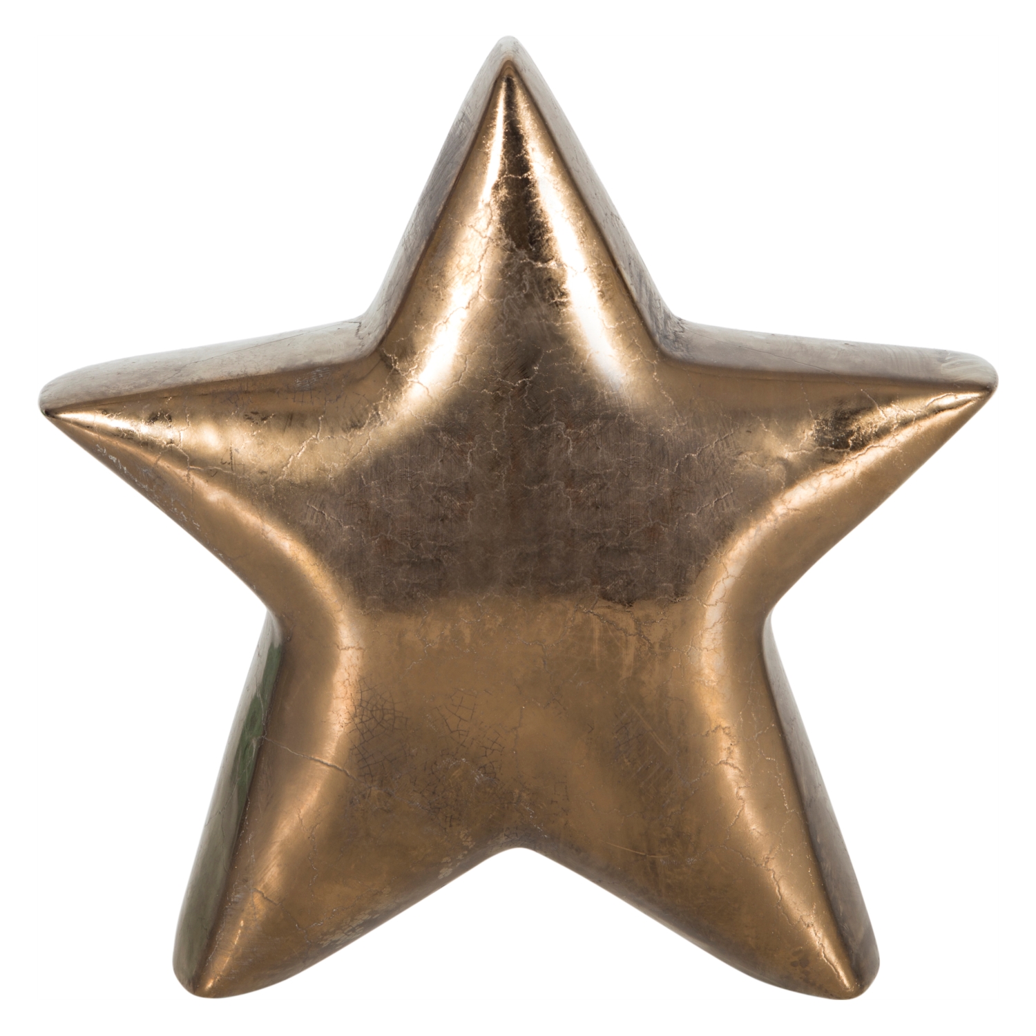 BRONZ YILDIZ BİBLO 26X11,5X26CM