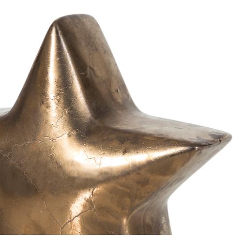  BRONZ YILDIZ BİBLO 21X9,5X21CM