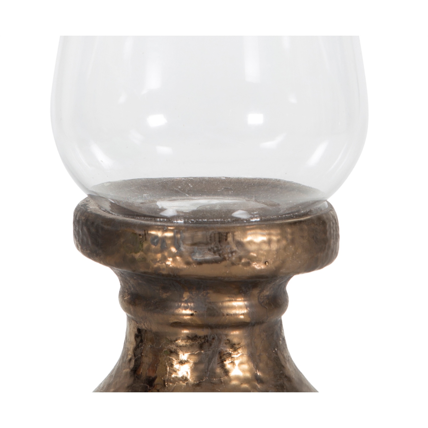 BRONZ MUMLUK 17X17X34CM