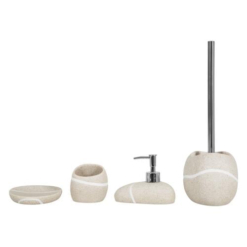  CHARTER BEJ POLİRESİN 4'LÜ KUTULU BANYO SETİ
