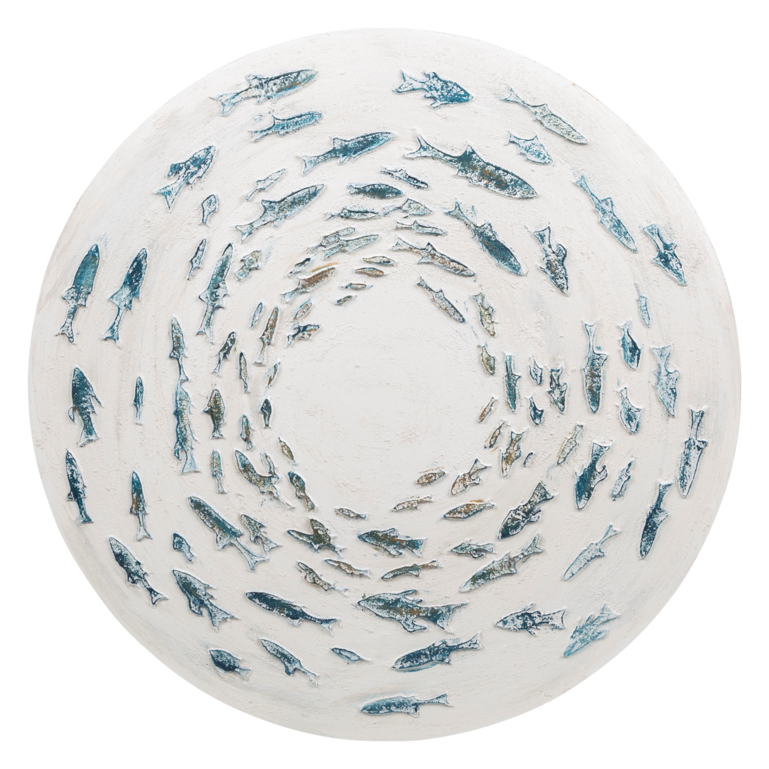 BALIKLAR AHŞAP YAĞLI BOYA TABLO 75 CM