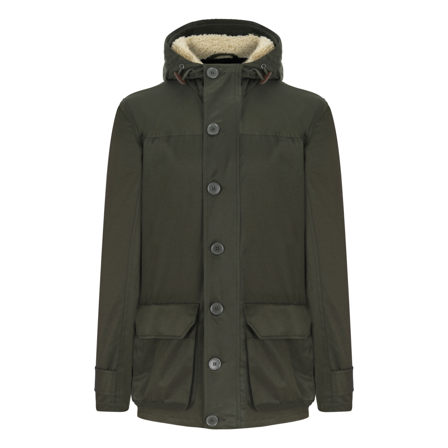 KÜRK DETAYLI KAPÜŞONLU PARKA