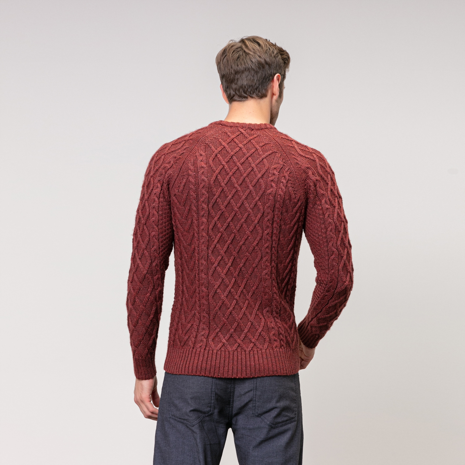 ÖRGÜ DESENLİ KAZAK