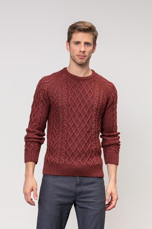  ÖRGÜ DESENLİ KAZAK