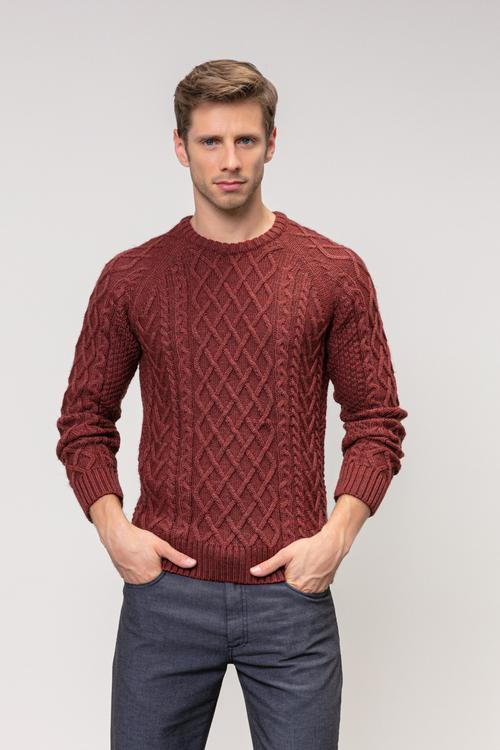  ÖRGÜ DESENLİ KAZAK