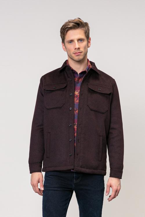  CEPLİ KALIN YÜNLÜ CEKET