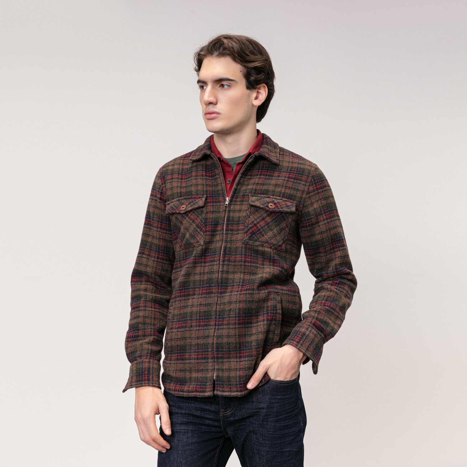 EKOSELİ FERMUARLI CEKET