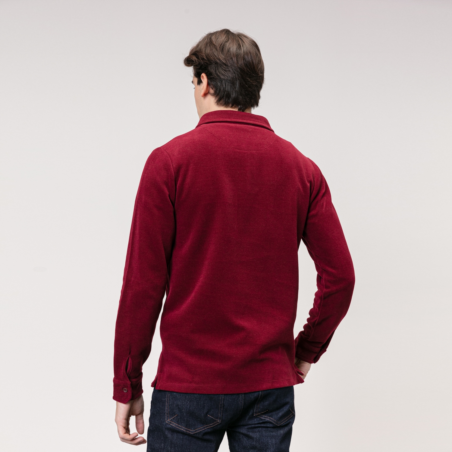 POLO YAKA UZUN KOLLU T-SHIRT