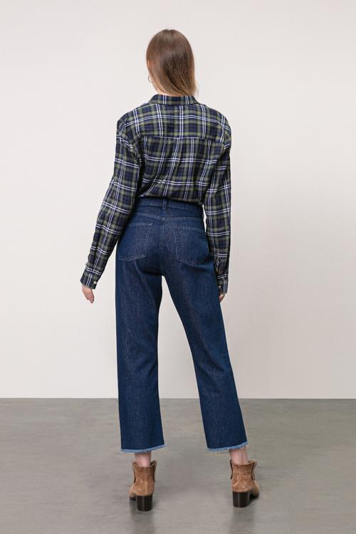  EKOSE DESENLİ REGULAR PAMUK GÖMLEK