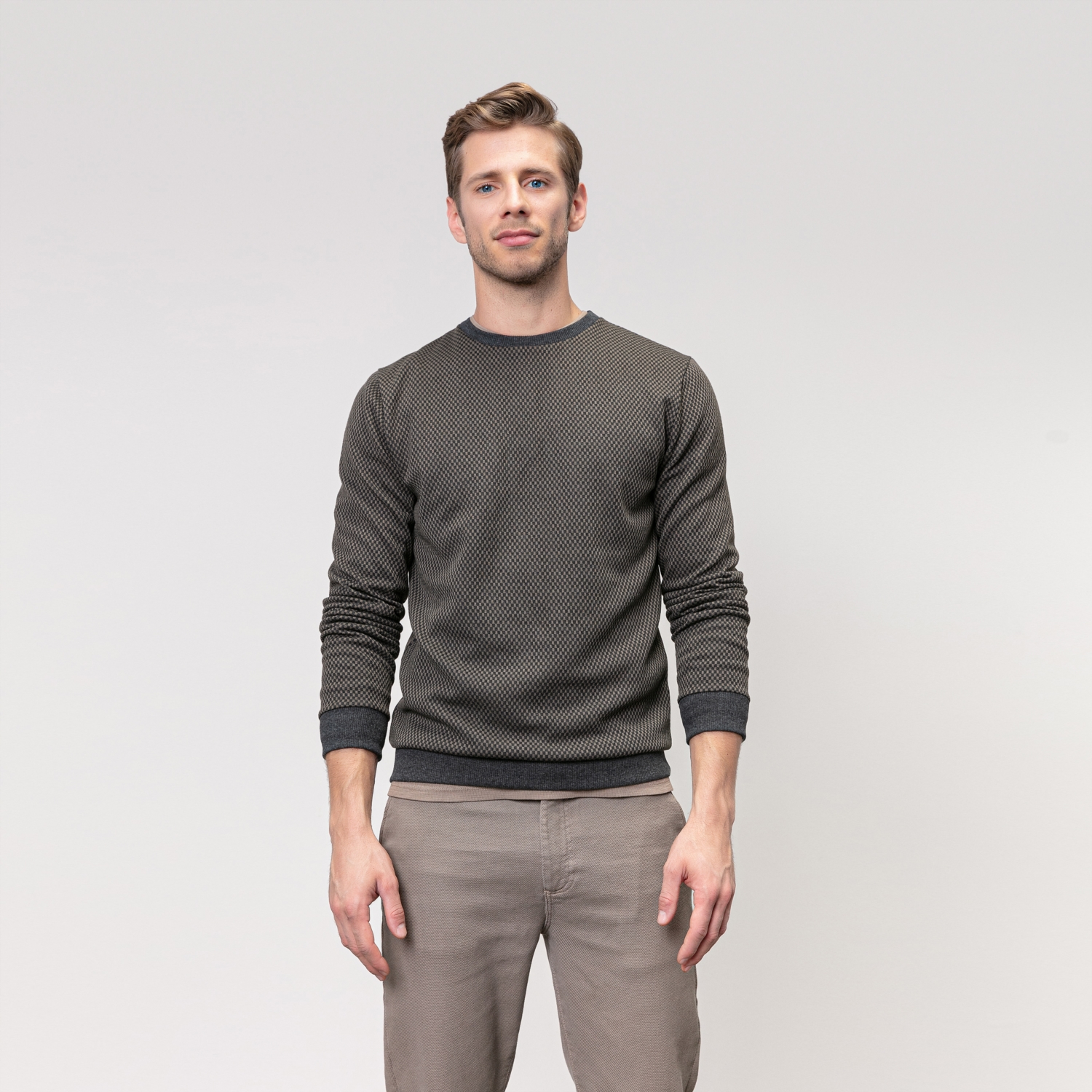 BİSİKLET YAKA SWEATSHIRT