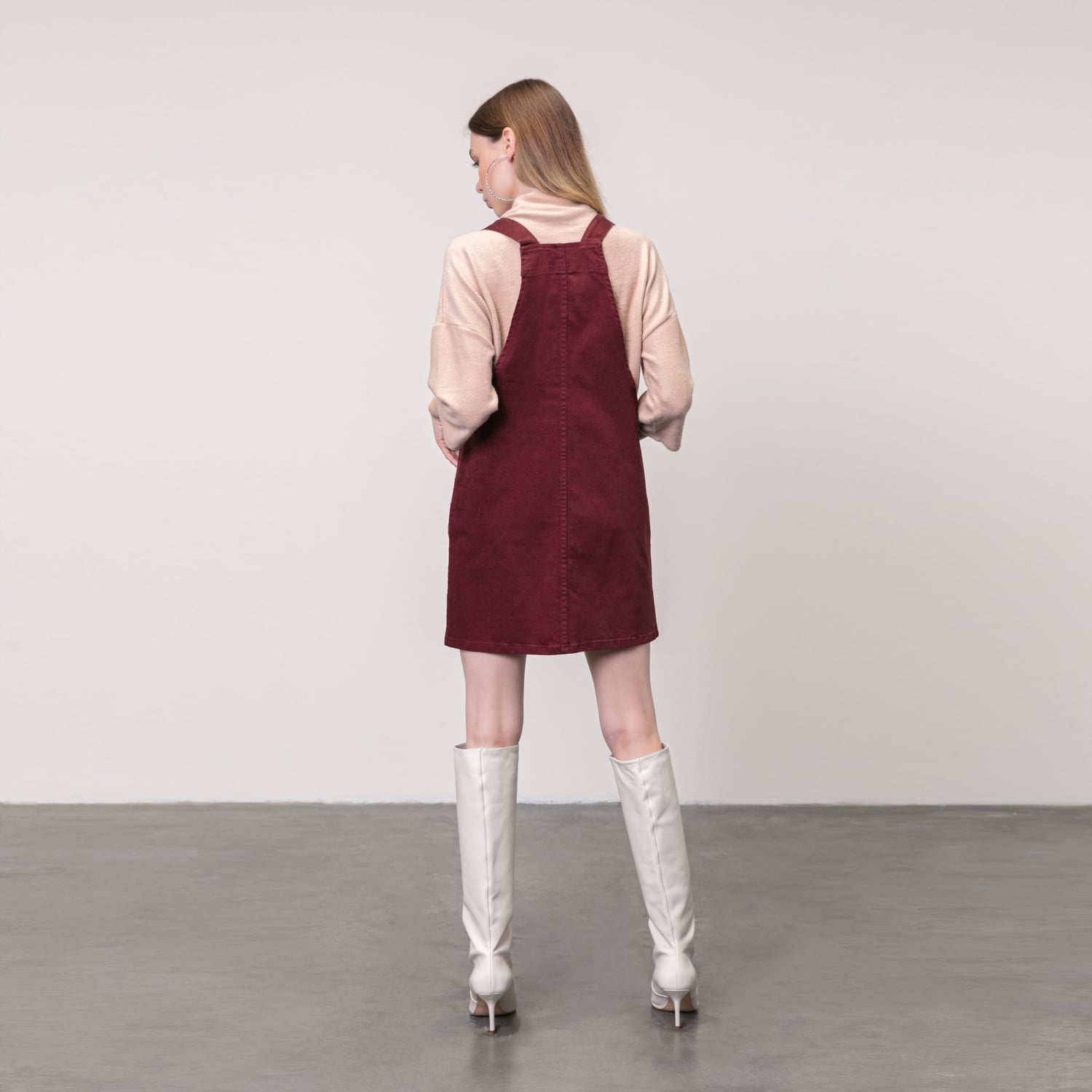 PAMUK MİNİ SALOPET ELBİSE