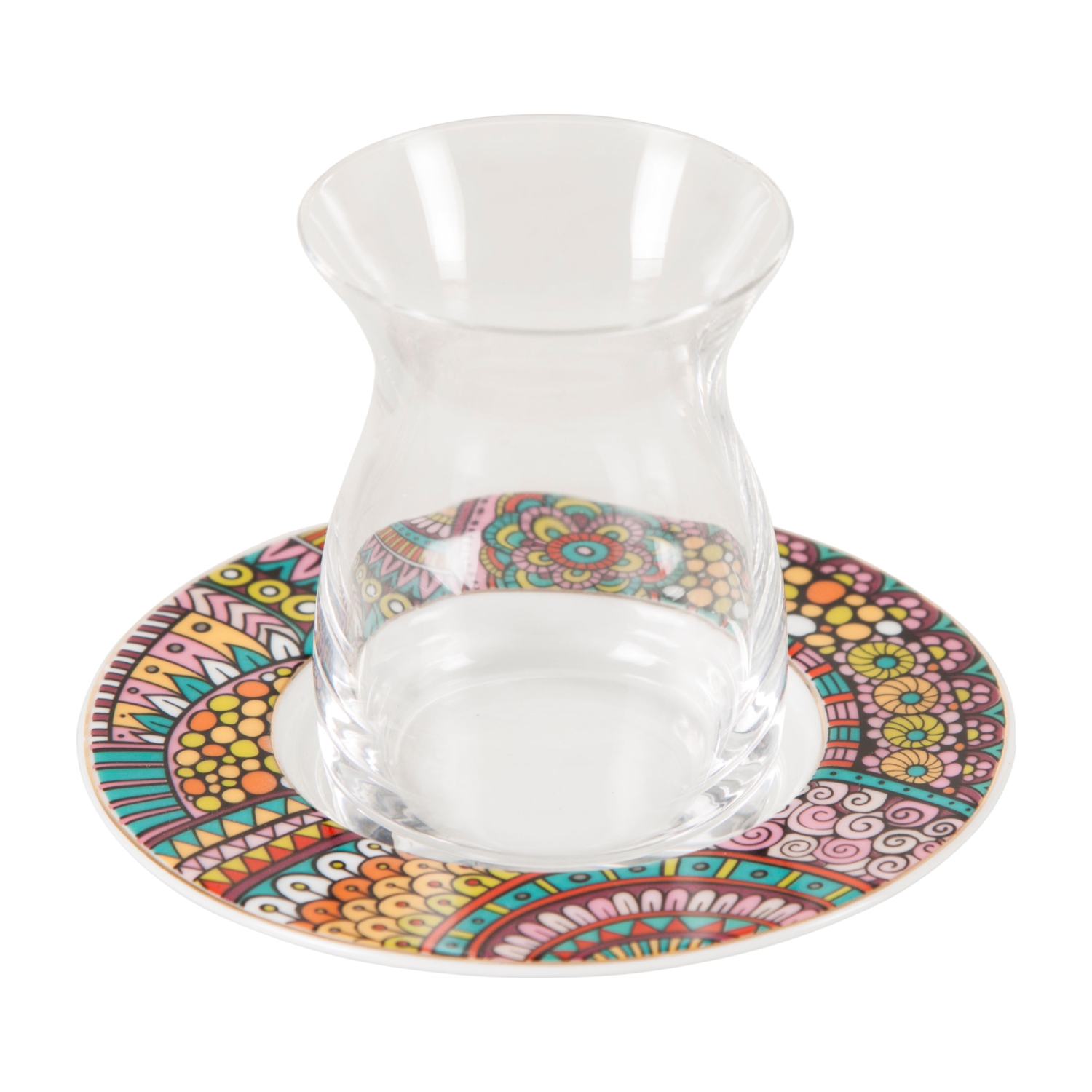 ETNICA RENKLİ ÇAY SETİ