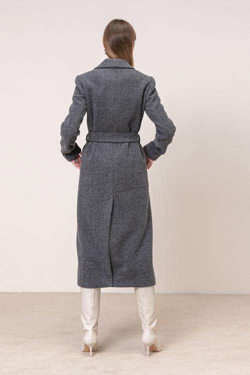  KUŞAKLI UZUN KALIN KABAN