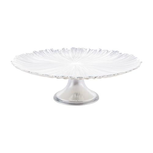  NORA AYAKLI KEK STANDI GÜMÜŞ 33 CM