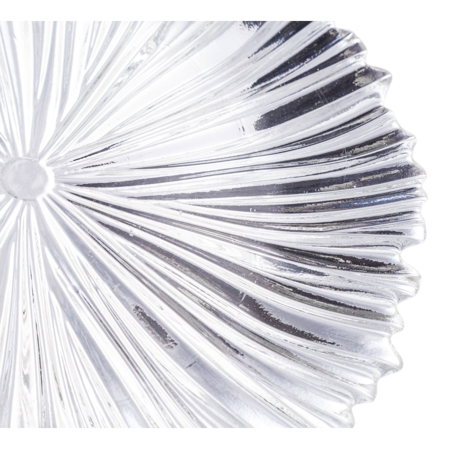 NORA CAM PASTA TABAĞI GÜMÜŞ 21 CM