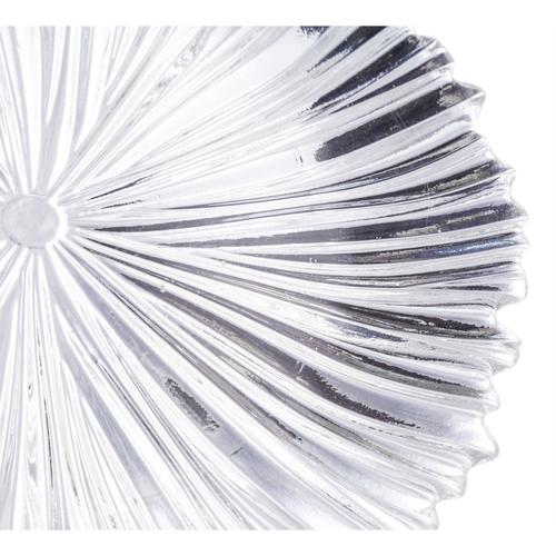  NORA CAM PASTA TABAĞI GÜMÜŞ 21 CM