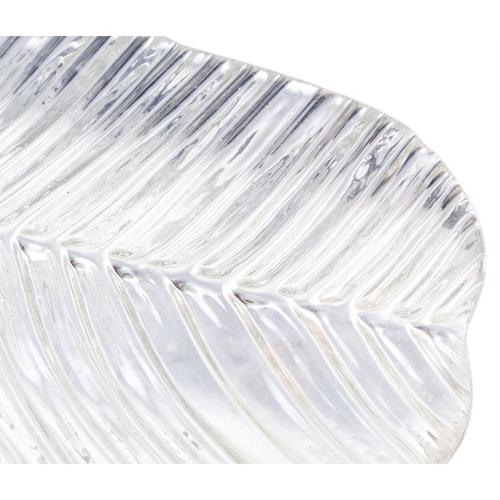  NORA CAM SUNUM TABAĞI GÜMÜŞ BÜYÜK 48 CM