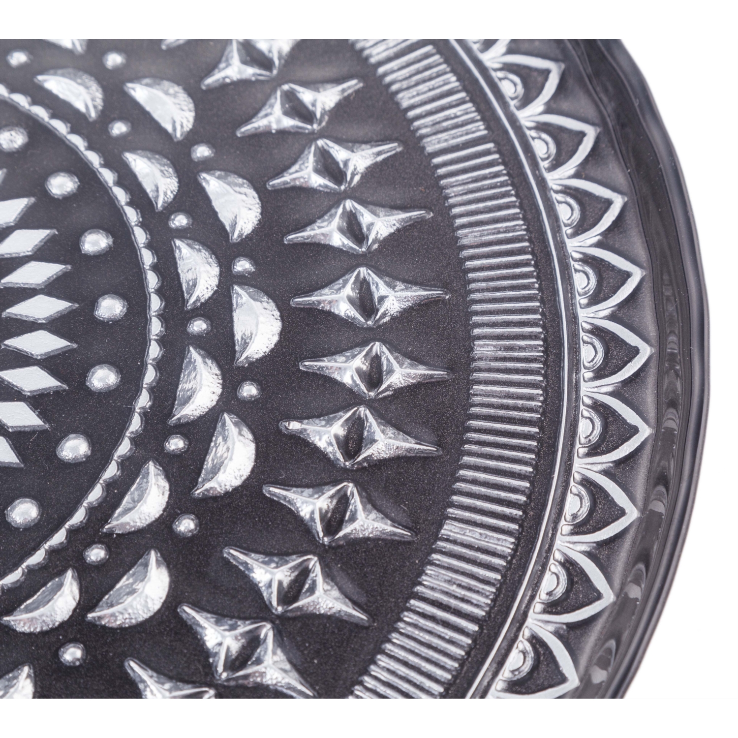 MERİDA YUVARLAK SİYAH SUPLA 32 CM