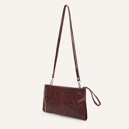  YILAN DERİSİ DESENLİ PORTFÖY ÇANTA