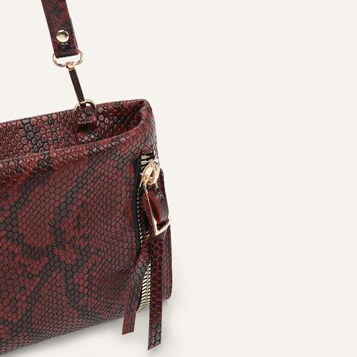  YILAN DERİSİ DESENLİ PORTFÖY ÇANTA