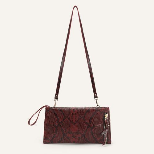  YILAN DERİSİ DESENLİ PORTFÖY ÇANTA