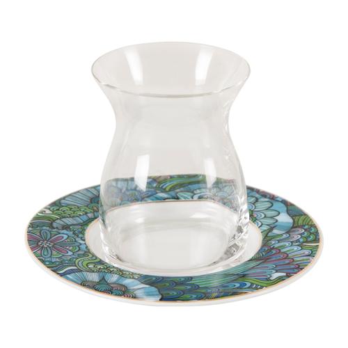  ETNICA MAVİ ÇAY SETİ