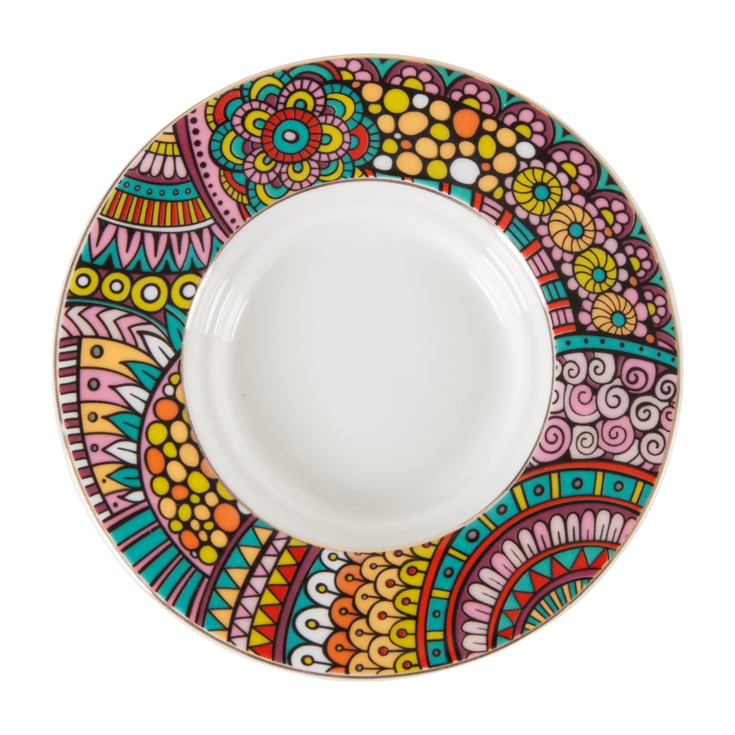 ETNICA RENKLİ ÇAY SETİ