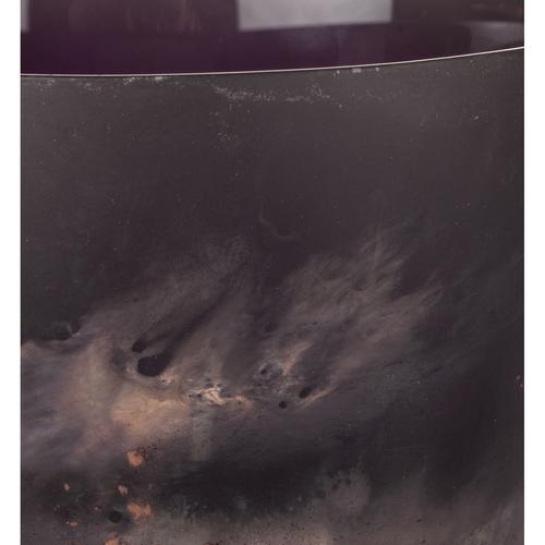  STONE CAM VAZO SİYAH 24CM