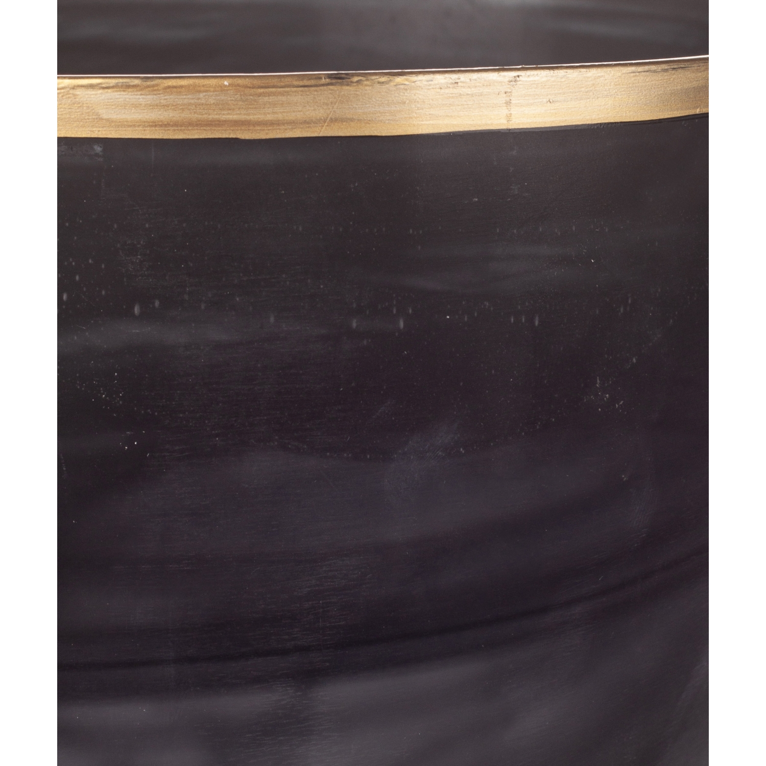 LUNA CAM VAZO SİYAH 24CM