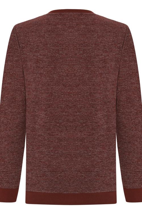  BİSİKLET YAKA KIRÇILLI SWEATSHIRT